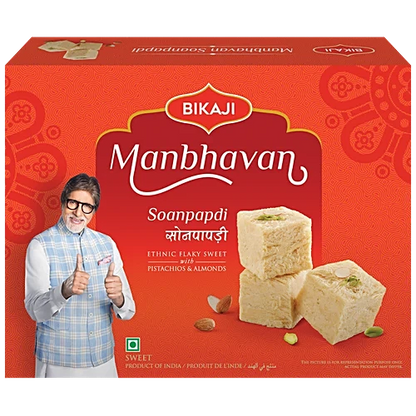 Bikaji Manbhavan Soanpapdi Box  (450 g)