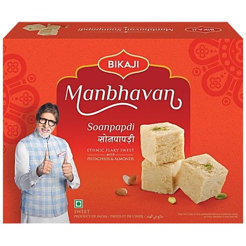 Bikaji Manbhavan Soanpapdi Box  (450 g)
