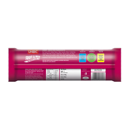 UNIBIC Snack Bar Fruit & Nut 40g