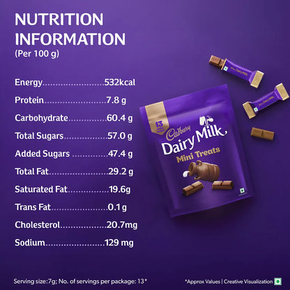 Cadbury Dairy Milk Mini Treats Small Chocolate Pack