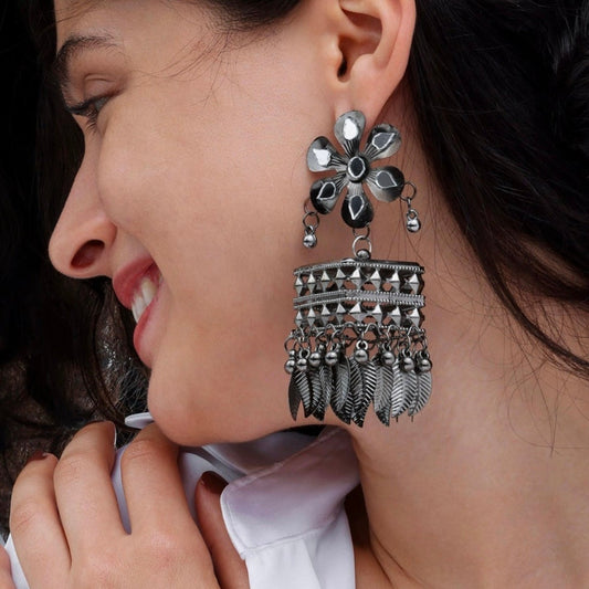 Anti-Tarnish Flower Jhumki
