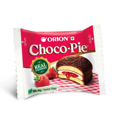 Orion Strawberry Choco Pie | Artificial Colour-free 336g