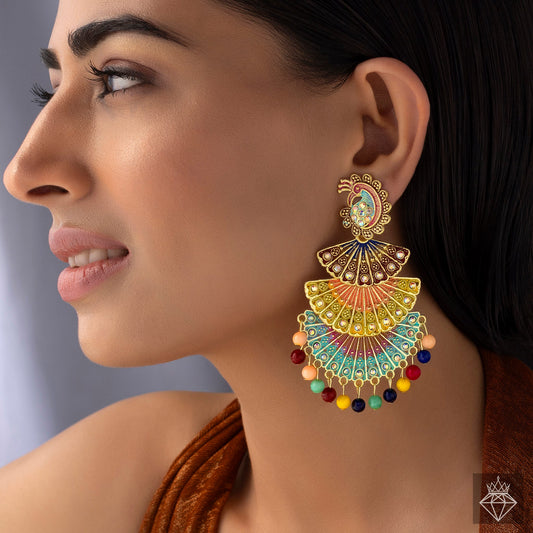 Layered Ethnic Danglers