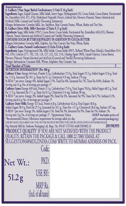 Cadbury Celebrations Assorted Chocolate Gift Pack