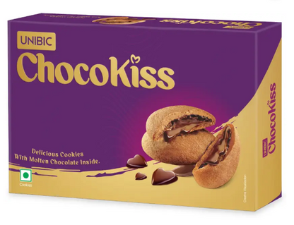 UNIBIC Choco Kiss Chocolate Filed (Cream Biscuit ) Cookies Biscuit  (250 g)