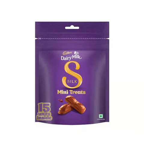 Cadbury Dairy Milk Silk Mini Treats Milk Chocolate Pack  8 mins
