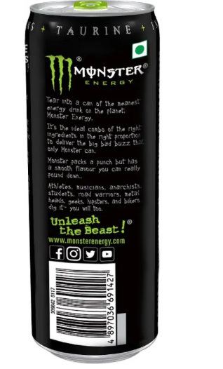 Monster Energy Drink  (350 ml, Unflavored)