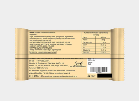 Full Bloom Orange Wafers 75g