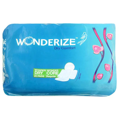 Wonderize Dry Comfort Sanitary Napkin (Regular) 20 pads