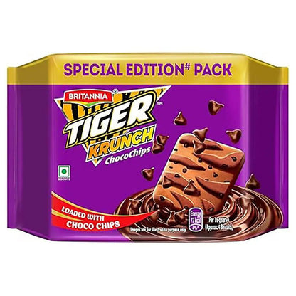 Britannia Tiger Krunch Chocochip Biscuits, 400g