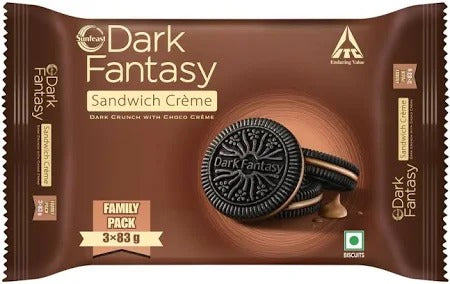 Sunfeast Dark Fantasy Chocolate Cream Biscuits | Made With Real Chocolate