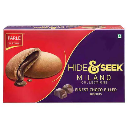 Parle Hide & Seek Cream Biscuits (Choco, Milano Collection)