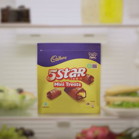 Cadbury 5 Star Mini Treats Filled Bar Chocolate Pack