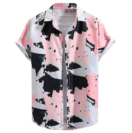 LookMark Men's Cotton Blend Stitched Printed