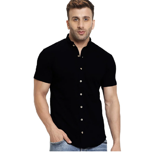 AUSK Men's Regular Fit Half Sleeves Casual Shirt